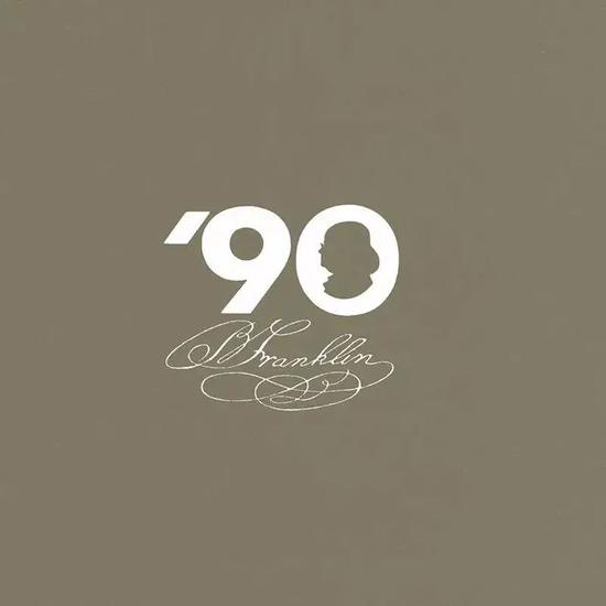 ▸ 1990年为纪念本杰明·富兰克林逝世200周年的logo